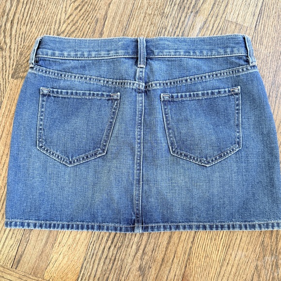Old navy Denim mini skirt 100% cotton natural fabric fibers in Blue - Picture 3 of 7